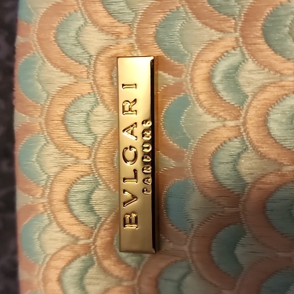 BVLGARI PARFUMS Blue and Pink Cosmetic Bag - Picture 3 of 5